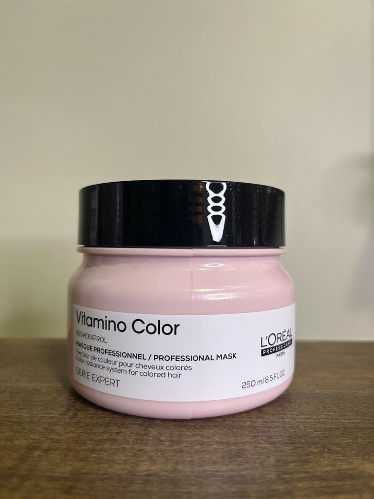 Masque capillaire L'Oréal Vitamino Color pour les cheveux colorés